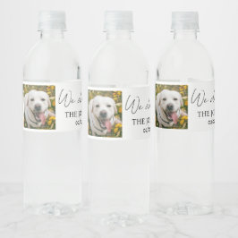 Etiqueta Para Botella De Agua También hacemos bodas de mascotas personalizadas