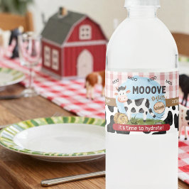 Etiqueta Para Botella De Agua Traslado sobre la Sed Láminas de agua de la granja