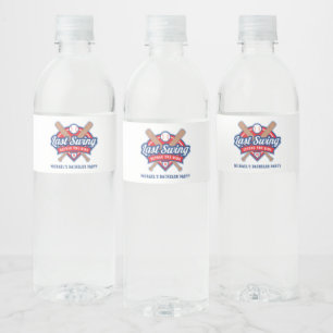 Etiqueta Para Botella De Agua Último swing antes de la boda Fiesta de soltero de