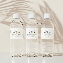 Etiqueta Para Botella De Agua Un cazador está en camino