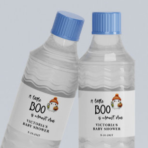 Etiqueta Para Botella De Agua Un pequeño Boo casi se debe a Baby Shower