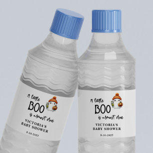 Etiqueta Para Botella De Agua Un pequeño Boo casi se debe a Baby Shower
