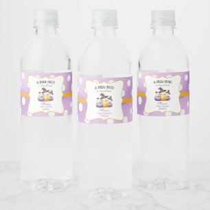Etiqueta Para Botella De Agua Un pequeño Boo Fantasma Baby Shower