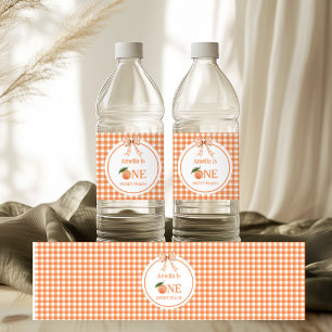 Etiqueta Para Botella De Agua Una dulce invitación de cumpleaños número uno de G