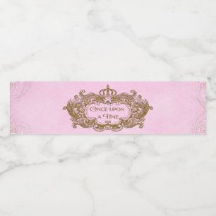 Etiqueta Para Botella De Agua Una Vez, Princess Water Bottle Labs