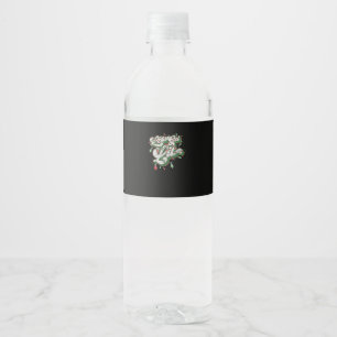 Etiqueta Para Botella De Agua Vamos a encender - Navidades divertidos que beben 