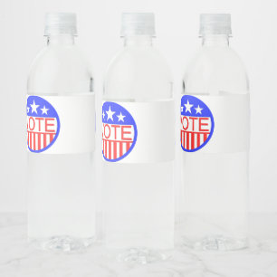 Etiqueta Para Botella De Agua Votar en Estados Unidos