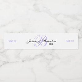 Etiqueta Para Botella De Agua Wedding Water Bottle Sticker WW-006v2