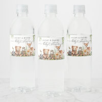 Woodland Animals Greenery Mushroom Baby Shower