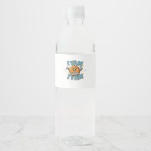 Etiqueta Para Botella De Agua Yam Lo Que Yam Diseño Clásico Para Acción De Graci