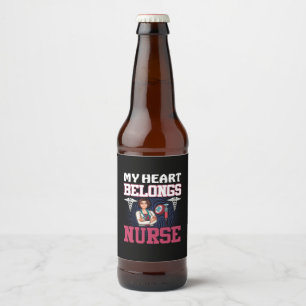 ETIQUETA PARA BOTELLA DE CERVEZA 