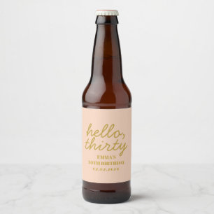 ETIQUETA PARA BOTELLA DE CERVEZA 