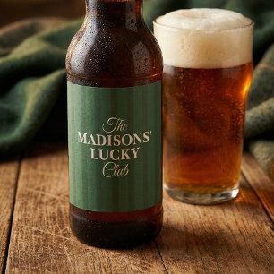 ETIQUETA PARA BOTELLA DE CERVEZA 