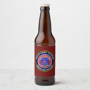 Etiqueta Para Botella De Cerveza 82.ª División Aerotransportada