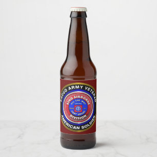 Etiqueta Para Botella De Cerveza 82.ª División Aerotransportada