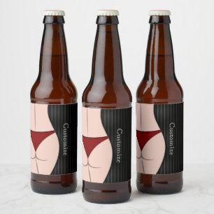 Etiqueta Para Botella De Cerveza Anoche Del Partido De La Libertad De La Bachelor