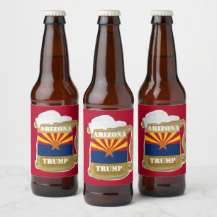 ETIQUETA PARA BOTELLA DE CERVEZA ARIZONA
