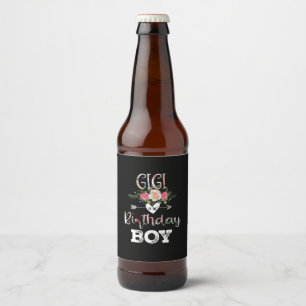 Etiqueta Para Botella De Cerveza Arte Madre Gigi De Un Cumpleaños