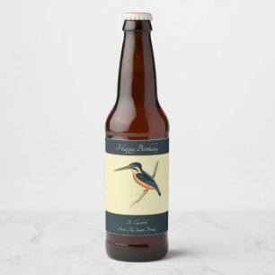 Etiqueta Para Botella De Cerveza Asiático Kingfisher