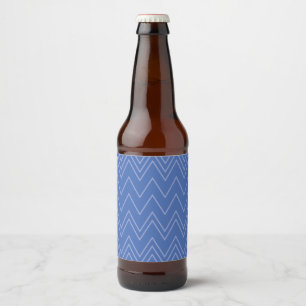 Etiqueta Para Botella De Cerveza Azul, moderno, sencillo, fresco, moderno patrón zi