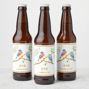 Etiqueta Para Botella De Cerveza Azulejos