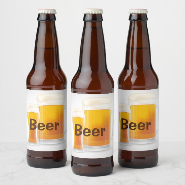Etiqueta Para Botella De Cerveza Bebida de cerveza (Botellas)