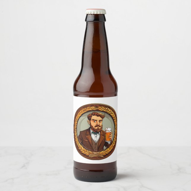 Etiqueta Para Botella De Cerveza Beer Lover (Anverso)