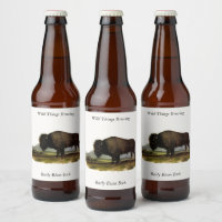 Bison Americano, o Búfalo (Bison bison) - Audubon