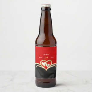 Etiqueta Para Botella De Cerveza Boda