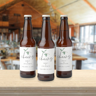 Etiqueta Para Botella De Cerveza Boda de nombres de salchichas de color agua Eucaly