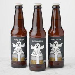 Etiqueta Para Botella De Cerveza Boo Ghost