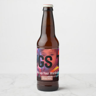 Etiqueta Para Botella De Cerveza Botella de la colección 1 de canales de TV de Mnat
