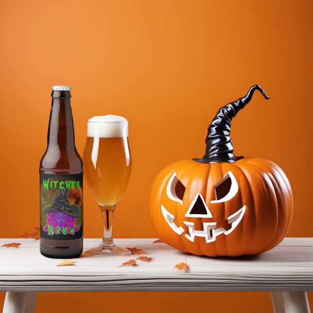 Etiqueta Para Botella De Cerveza Breve de brujas (Subido por el creador)