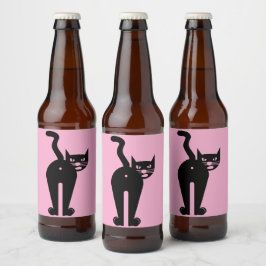 Etiqueta Para Botella De Cerveza Cattitude