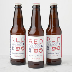 Etiqueta Para Botella De Cerveza Cena de Ensayo de Barbacoa en el Patio Trasero 'Lo