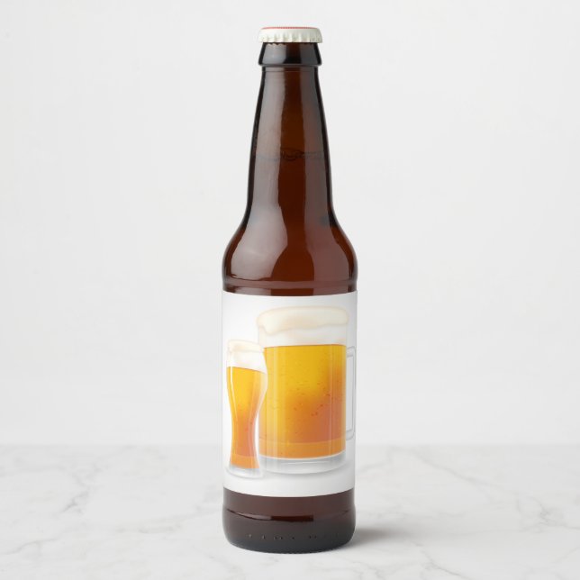 Etiqueta Para Botella De Cerveza Cerveza (Anverso)