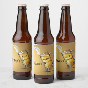Etiqueta Para Botella De Cerveza Cerveza casera personalizada