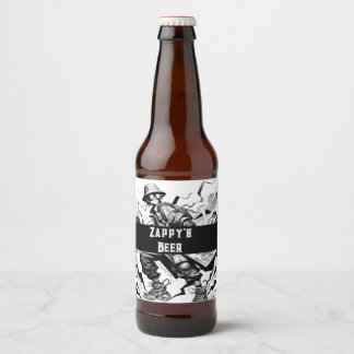 Etiqueta Para Botella De Cerveza Cerveza de Zappy