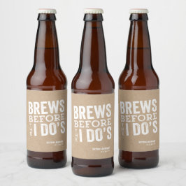 Etiqueta Para Botella De Cerveza Cervezas antes de que Yo Haga la boda personalizad