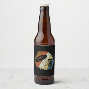 Etiqueta Para Botella De Cerveza Cesto de Disc Golf Retro