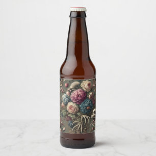 Etiqueta Para Botella De Cerveza Cínico del domingo – Gótico Victoriano