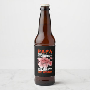Etiqueta Para Botella De Cerveza Citas de abuelo   Papá y nieto