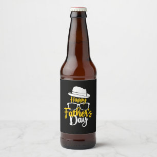 Etiqueta Para Botella De Cerveza Citas del abuelo Feliz día del padre