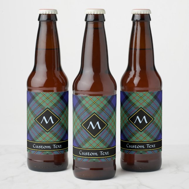Etiqueta Para Botella De Cerveza Clan MacLaren Tartan (Botellas)