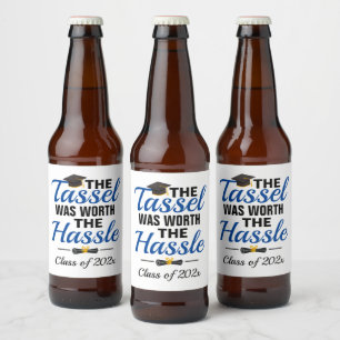 Etiqueta Para Botella De Cerveza Clase de 2022 El Tassel valía la pena