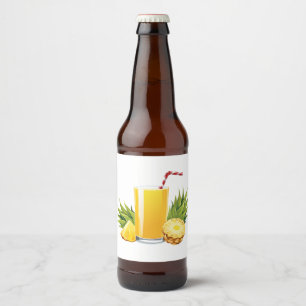 Etiqueta Para Botella De Cerveza cóctel Piña Colada
