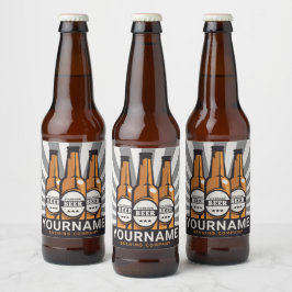 Etiqueta Para Botella De Cerveza Compañía de Cervecería Artesanal de Botella de Cer
