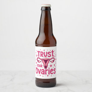 Etiqueta Para Botella De Cerveza Confíe en su conocimiento del útero ovario