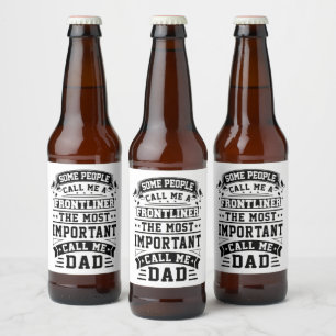 Etiqueta Para Botella De Cerveza COVID 19 Regalo Frontliner Algunos Me Llaman