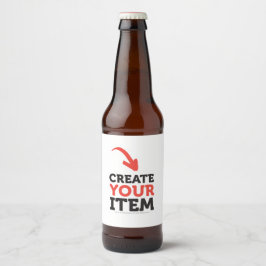 Etiqueta Para Botella De Cerveza CREA-TU-PROPIO DIY Personalizado Sube tu diseño